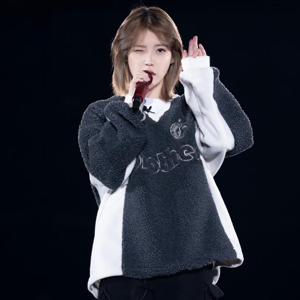 【優惠預訂】IU同款！男女可穿！韓國BROTHER羊羔毛V領衛衣（7色）