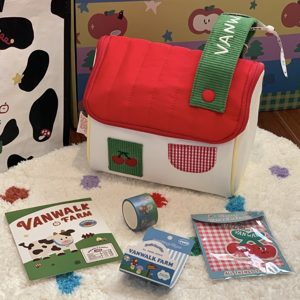 VANWALK 農場系列 洗漱 化妝包 盥洗包 旅行包 實用 收納包 / 預購