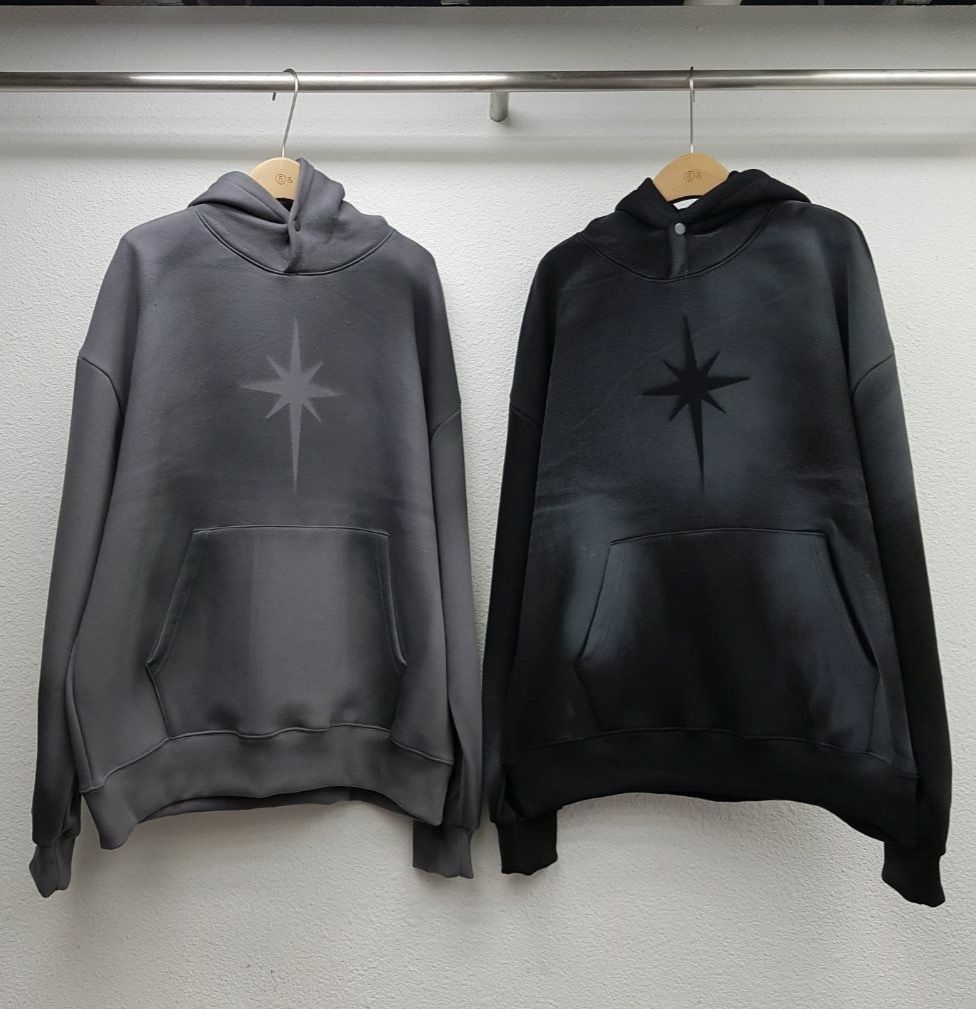 仿污圖案連帽衛衣(抓毛底) GAME-055T