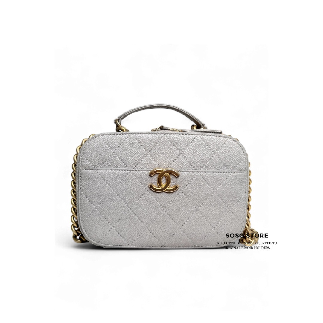 Chanel Camera Bag - Grey / Ghw