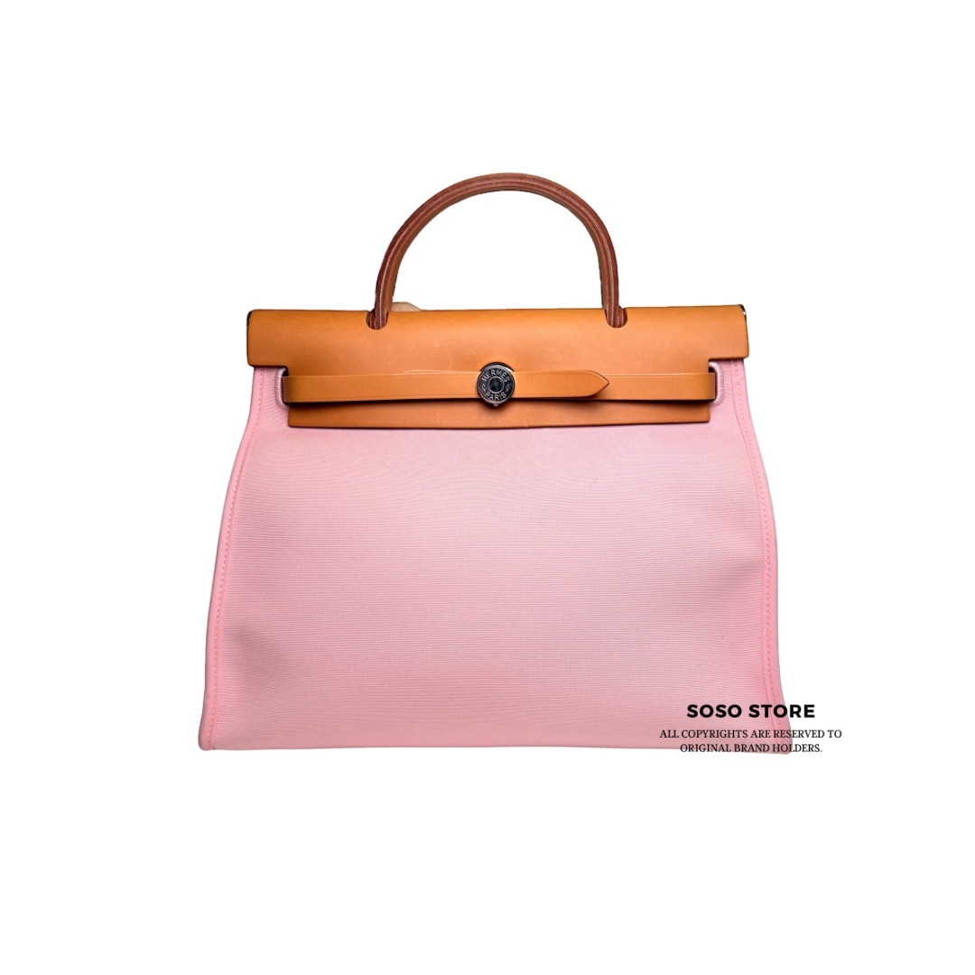 Hermes Toile Herbag - Rose Sakura / Shw