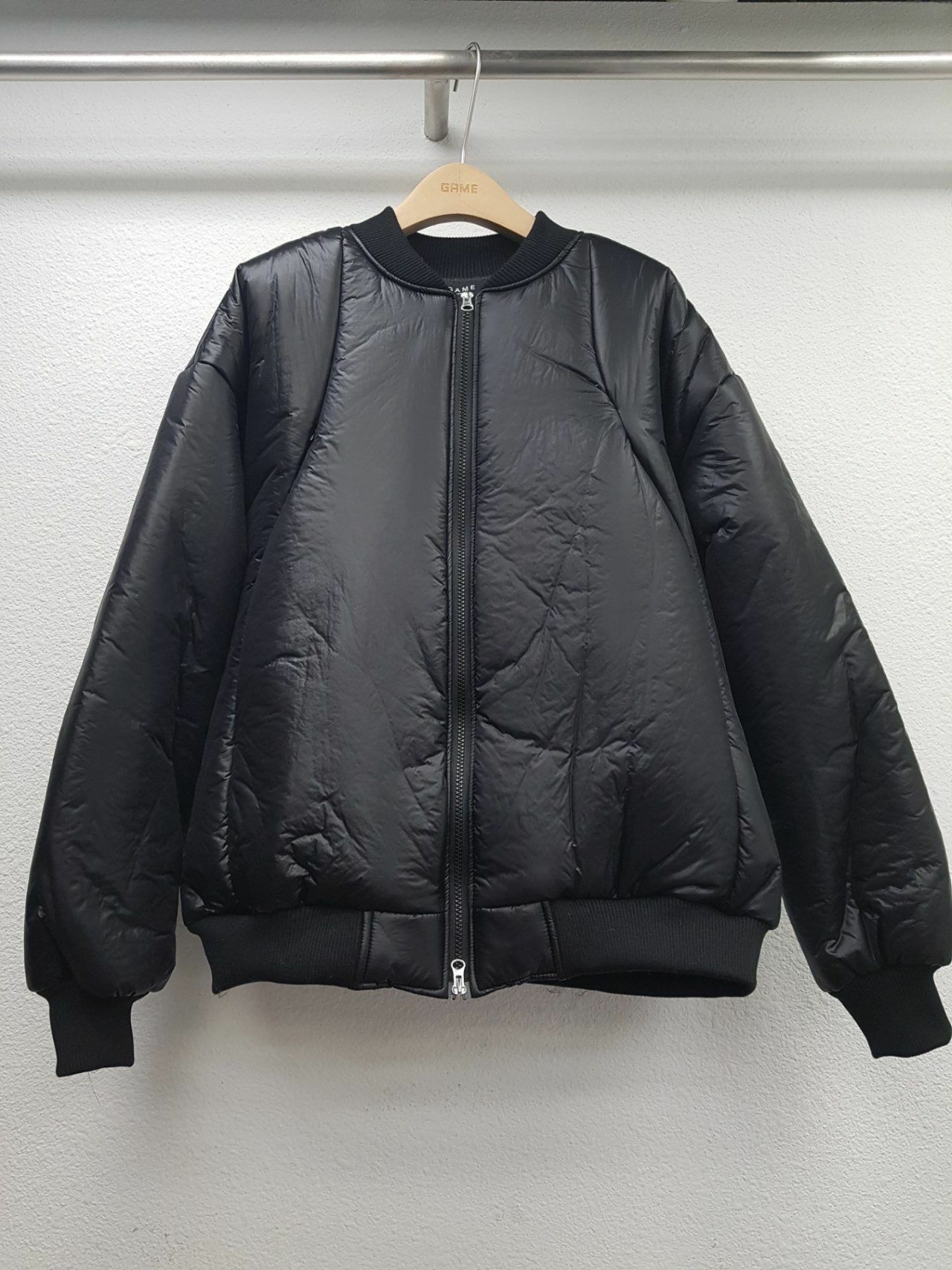 淨色拉鍊外套(夾棉) GAME-058JK