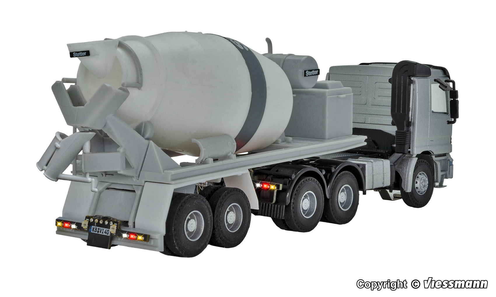 Viessmann 8230 HO規 MB ACTROS 2 軸混凝土攪拌半拖車