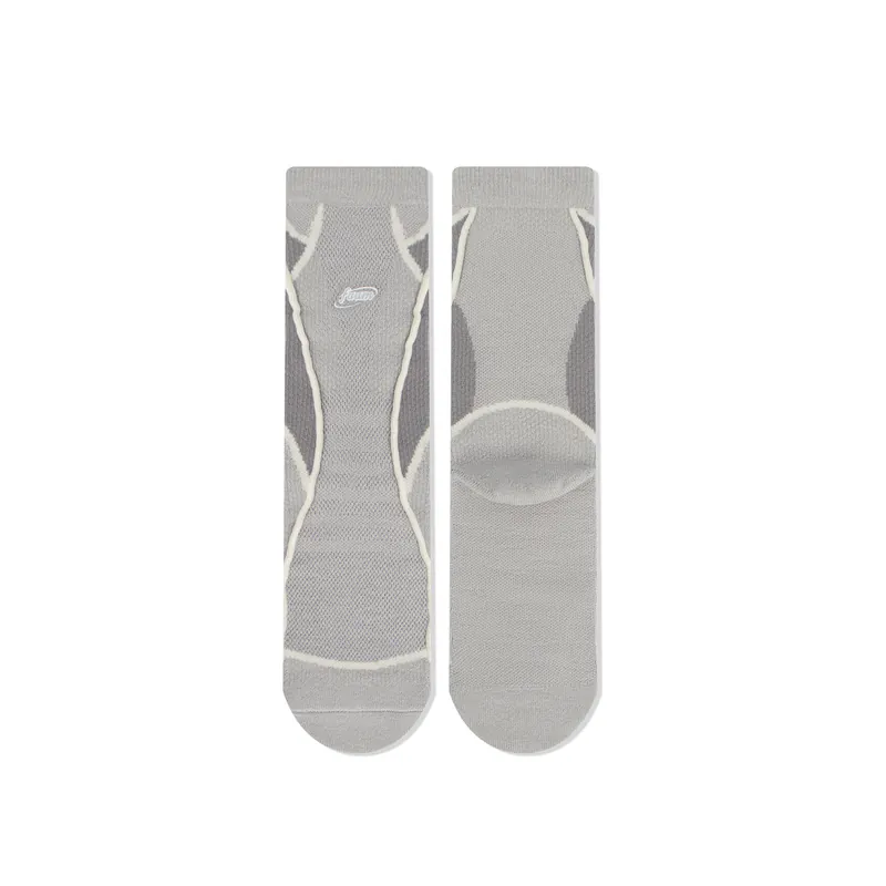 faam / Overlock Blokecore Crew socks - 拷克球衣針織高筒襪 - 灰