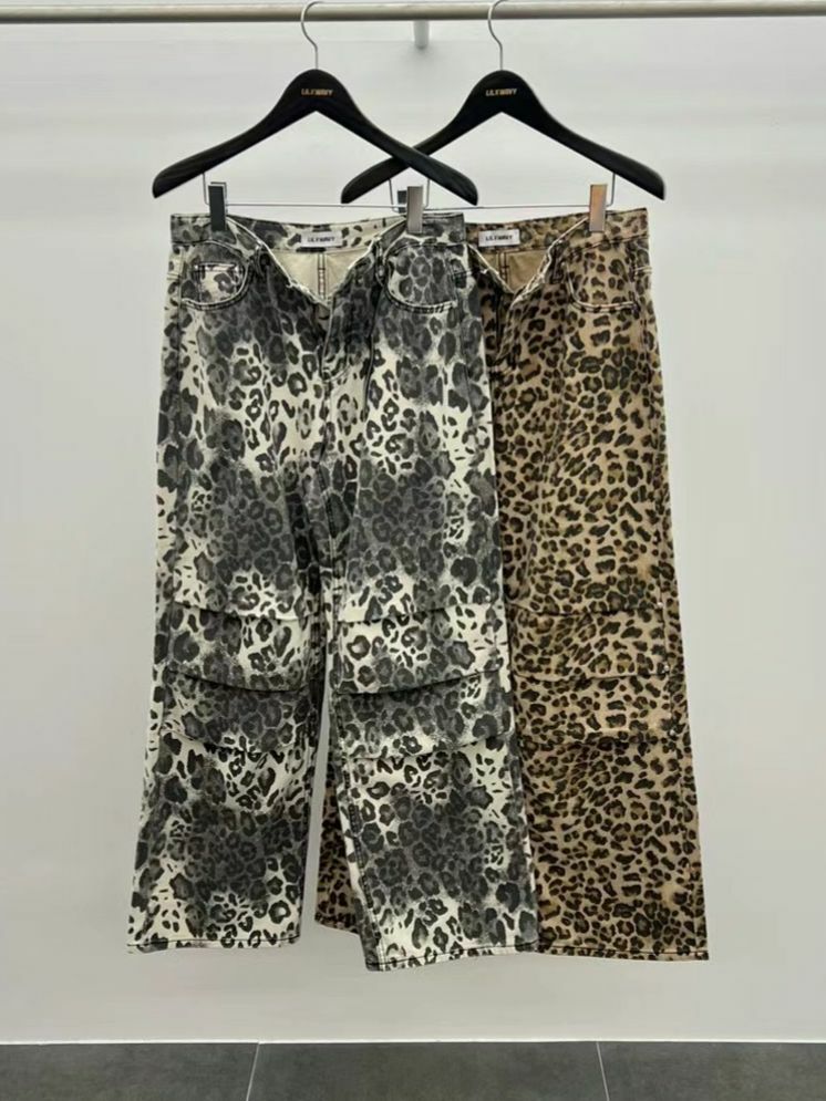 豹紋鬆身褲 LIL-039P