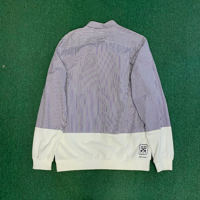 ON SALE : SOPH Uniform experiment PULLOVER REGLUAR COLLAR SHIRT - NAVY/WHITE SIZE 4 IN STOCK NOW (現貨發售中)