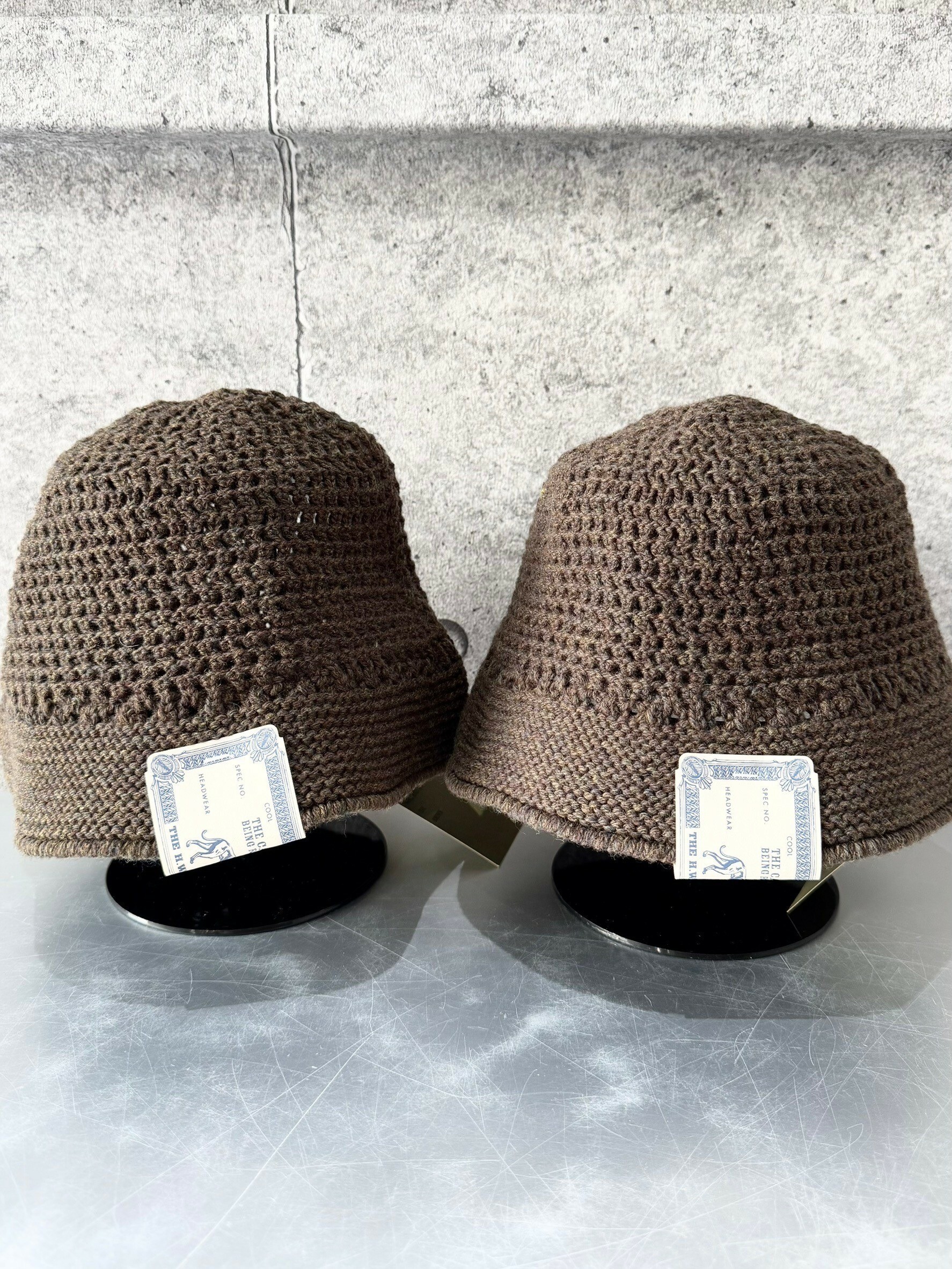 THE H.W DOG&CO 鐘型 美鈔帽 灰棕色