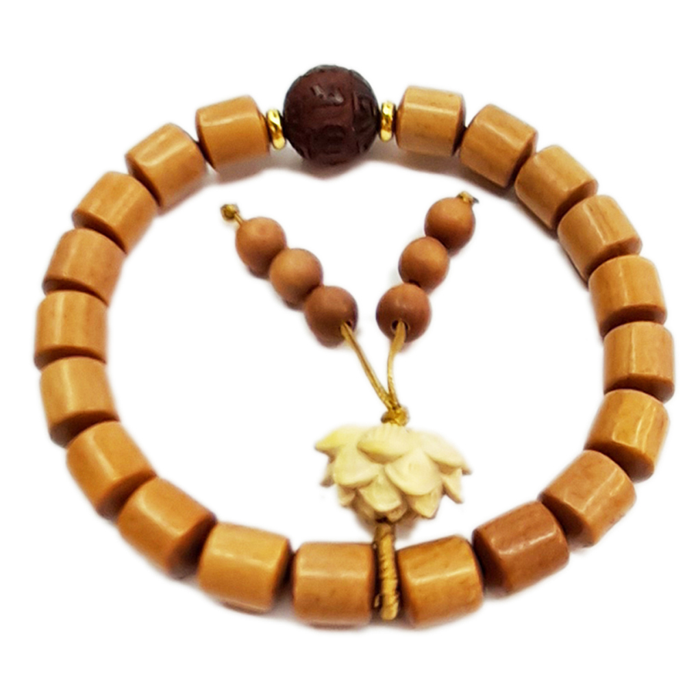 蓮花雕&檀香木桶珠【十方】154143