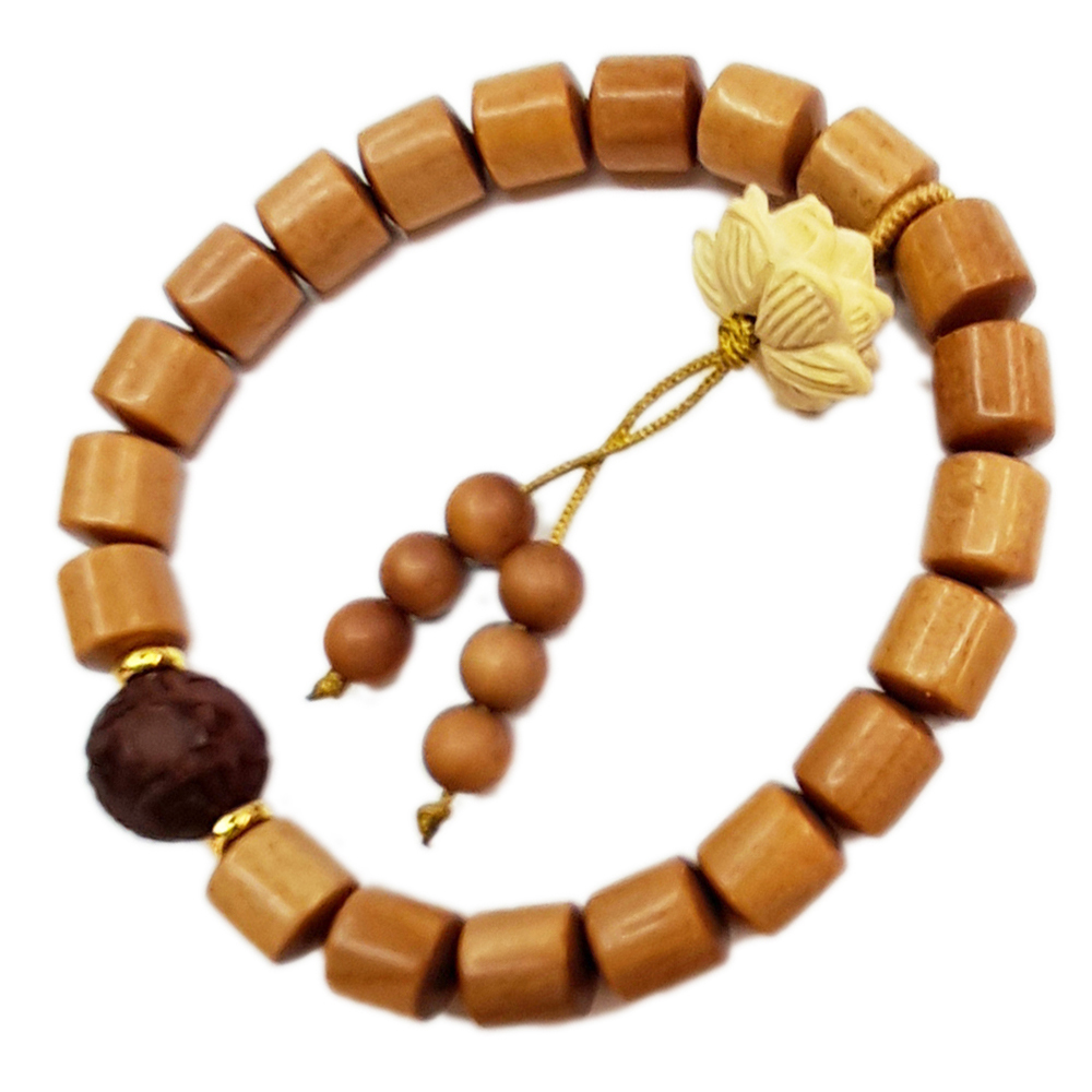 蓮花雕&檀香木桶珠【十方】154143