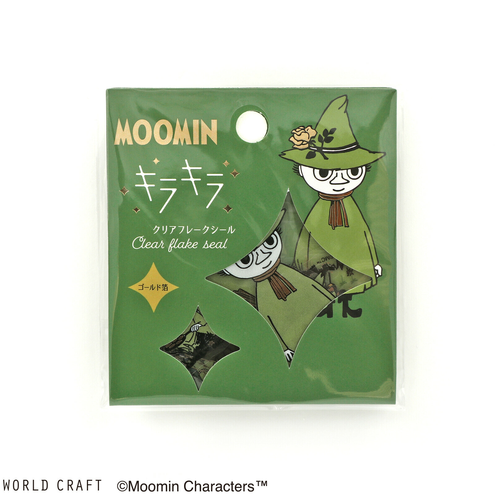 World Craft - Moomin Sticker Flakes - Snufkin