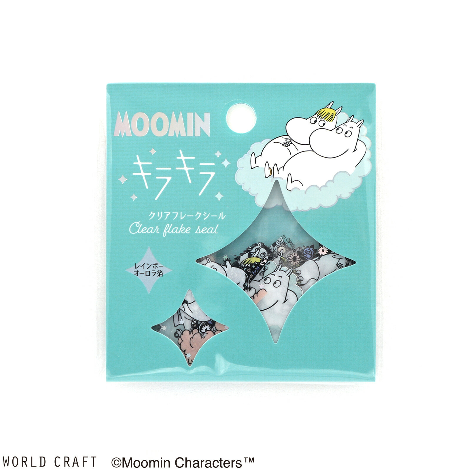World Craft - Moomin Sticker Flakes - Moomin and Snork's Boy