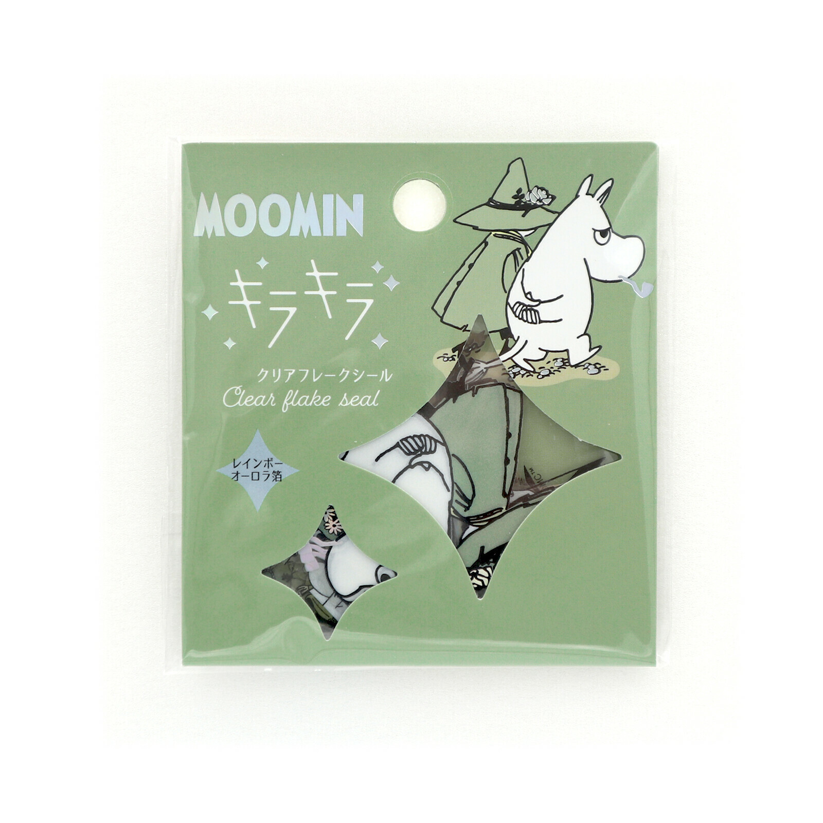 World Craft - Moomin Sticker Flakes - Moomin and Snufkin