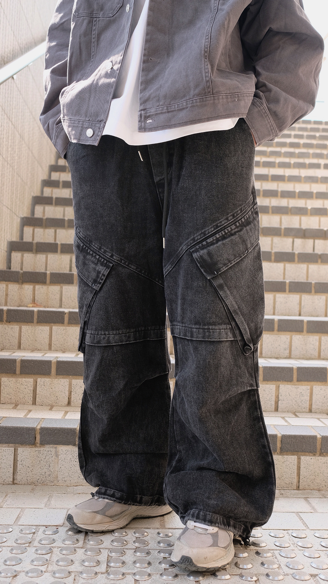 LPT0116 洗水斜袋牛仔褲