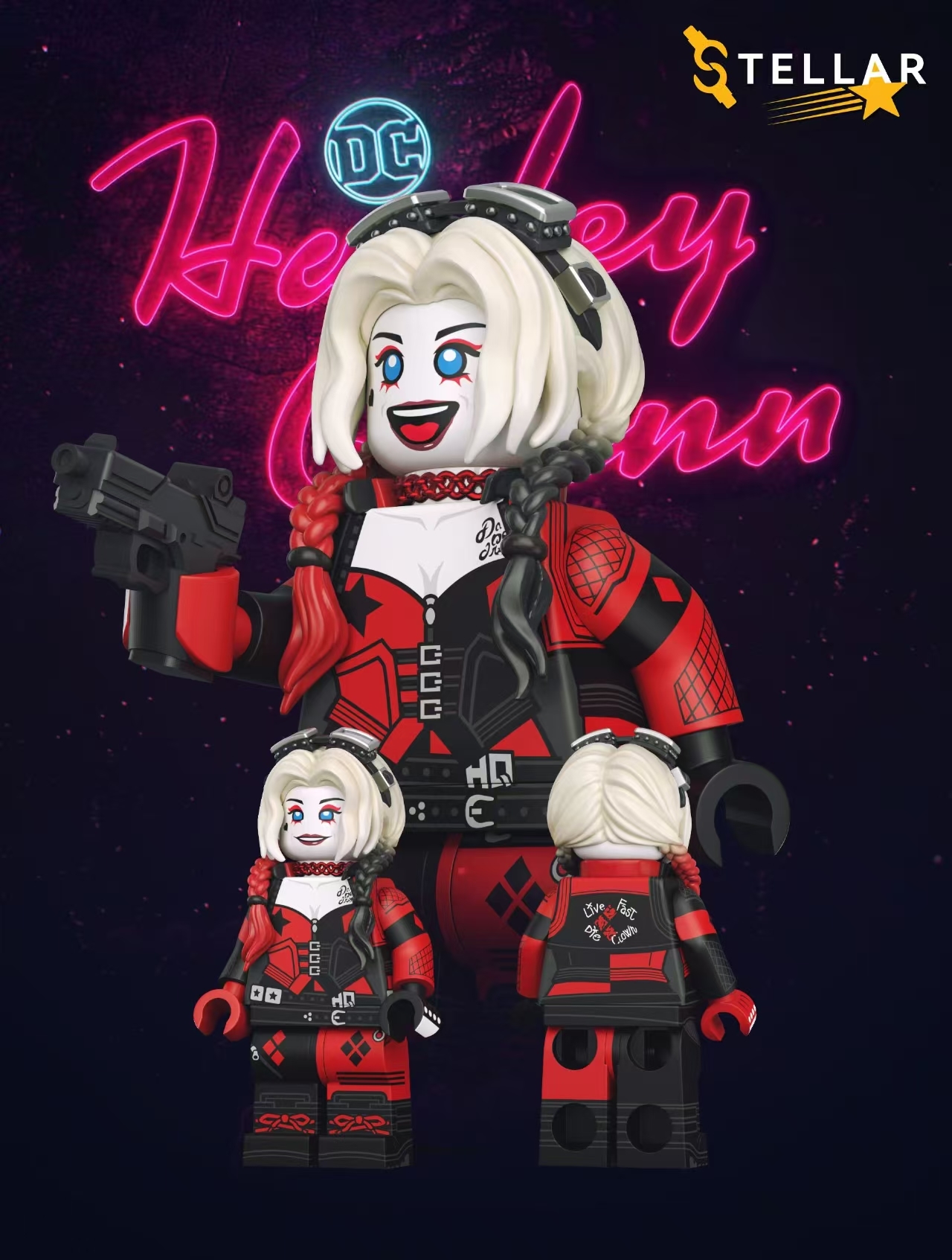 [Stellar brick][Preorder] Suicide Squad - Harley Quinn [PADprinted]