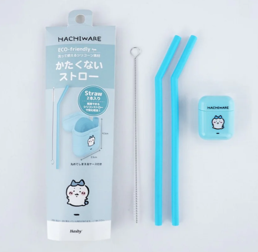 日本CHIKAWA矽膠摺疊便攜飲管 (非日本製)