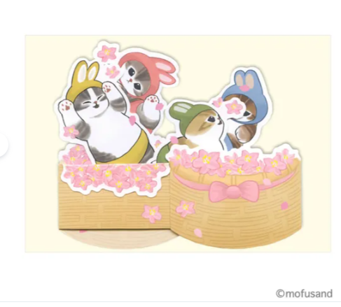 日本mofusand賀卡 (日本製)