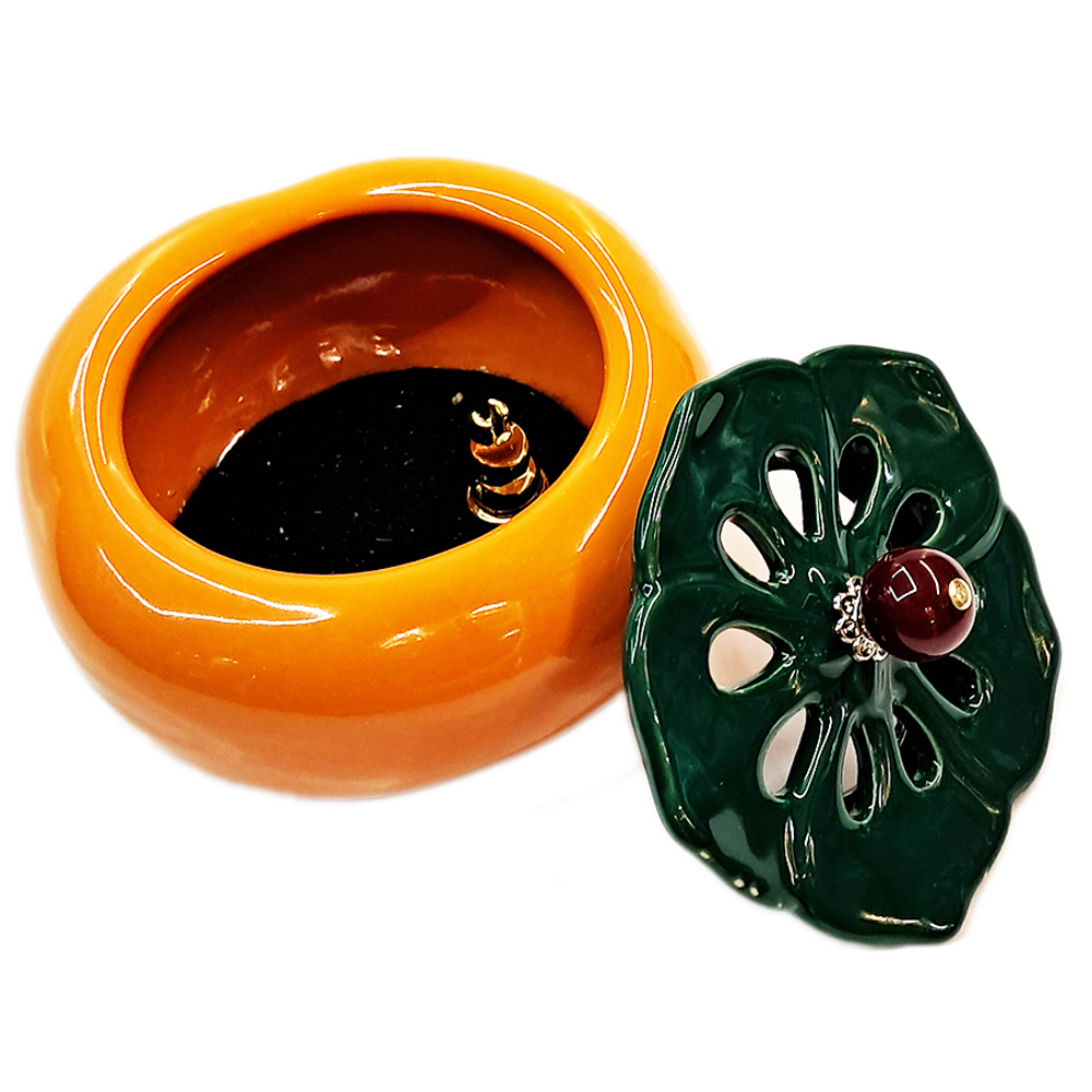 柿柿如意{陶瓷}淨香爐【十方】154153