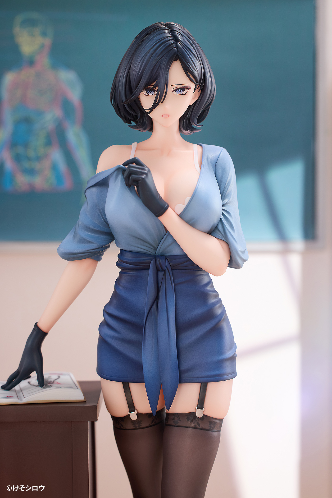 「ACG.GO」「預購」HanaBee けそシロウ 原畫 天然呆美術老師 瑠美 1/6 Scale Figure 附特典