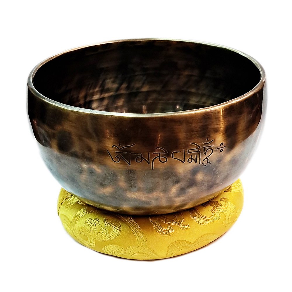尼泊爾響缽滿月缽颂缽铜磬碗冥想瑜伽音療育缽16公分【十方】154164
