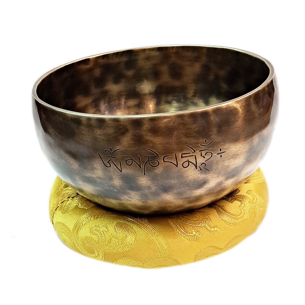 尼泊爾響缽滿月缽颂缽铜磬碗冥想瑜伽音療育缽16公分【十方】154164