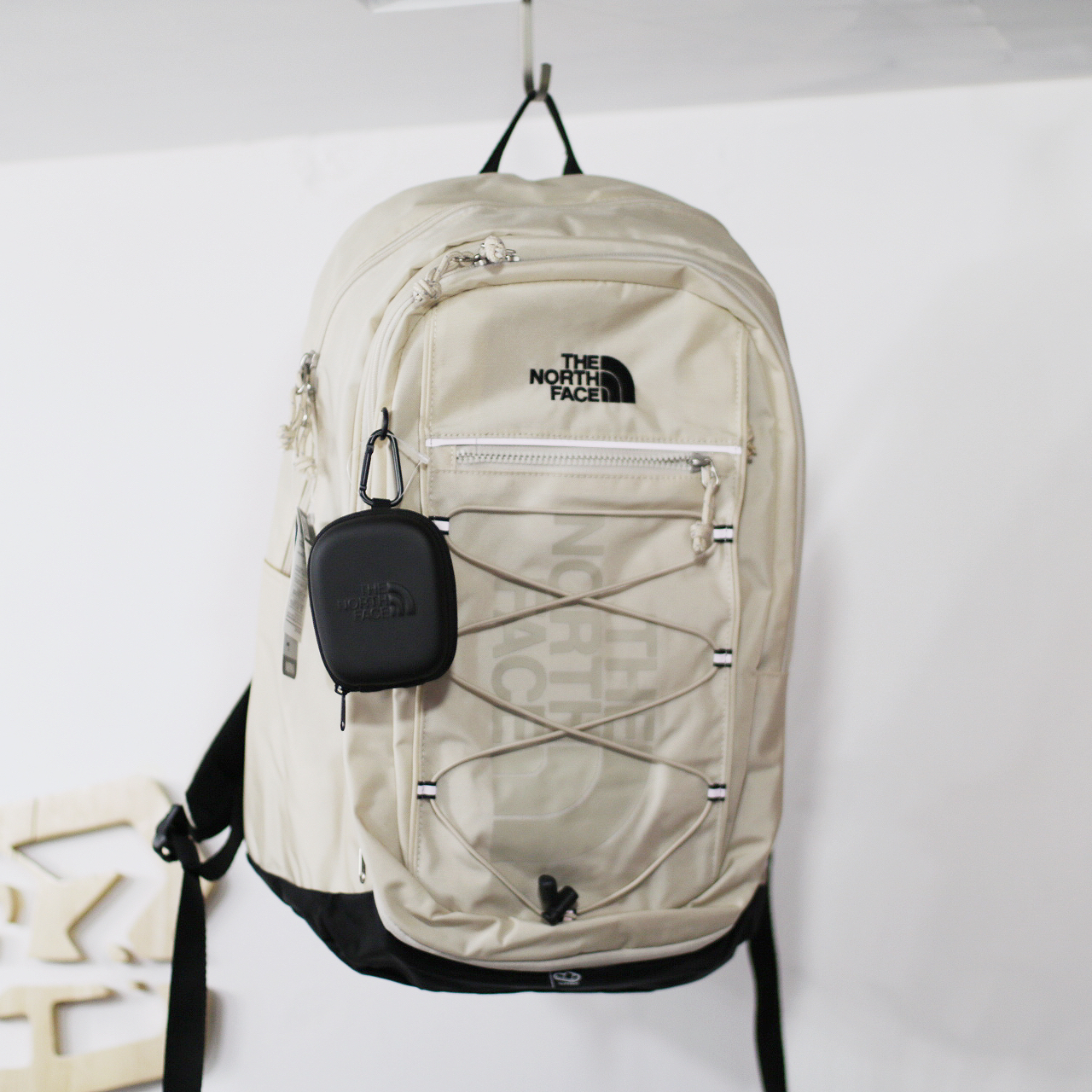 THE NORTH FACE SUPER PACK TNF BACKPACK 米白 北臉 戶外 機能