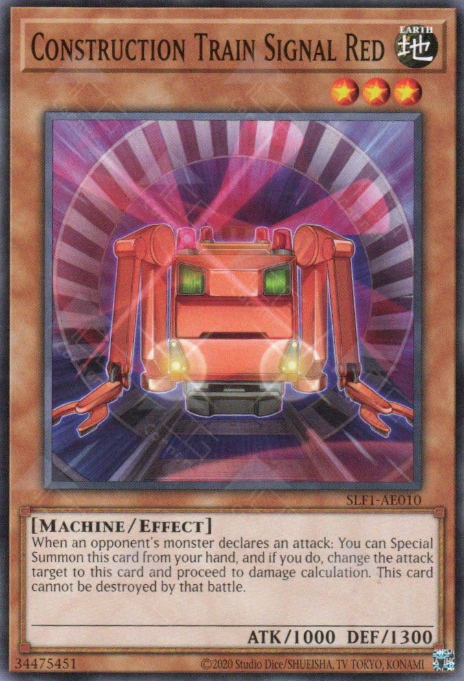 SLF1-AE010 Construction Train Signal Red