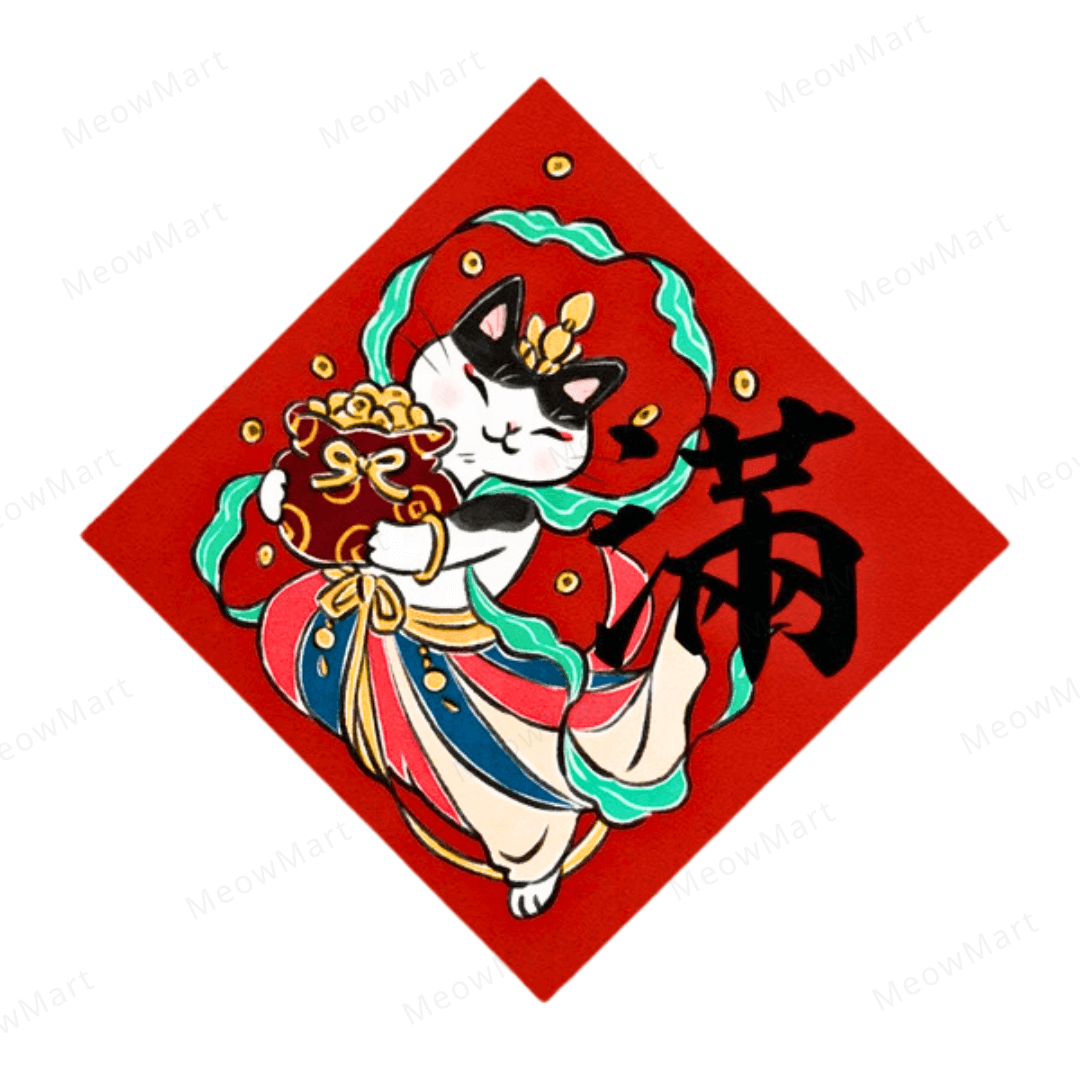 台灣吉豆貓｜貓貓賀年貼｜仙女貓系列 (滿)