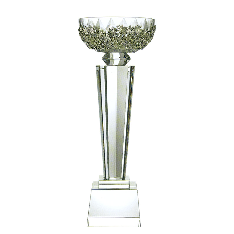 鹿港窯金屬獎座|璀璨輝煌高水晶獎牌 卓越設計象徵耀眼成就