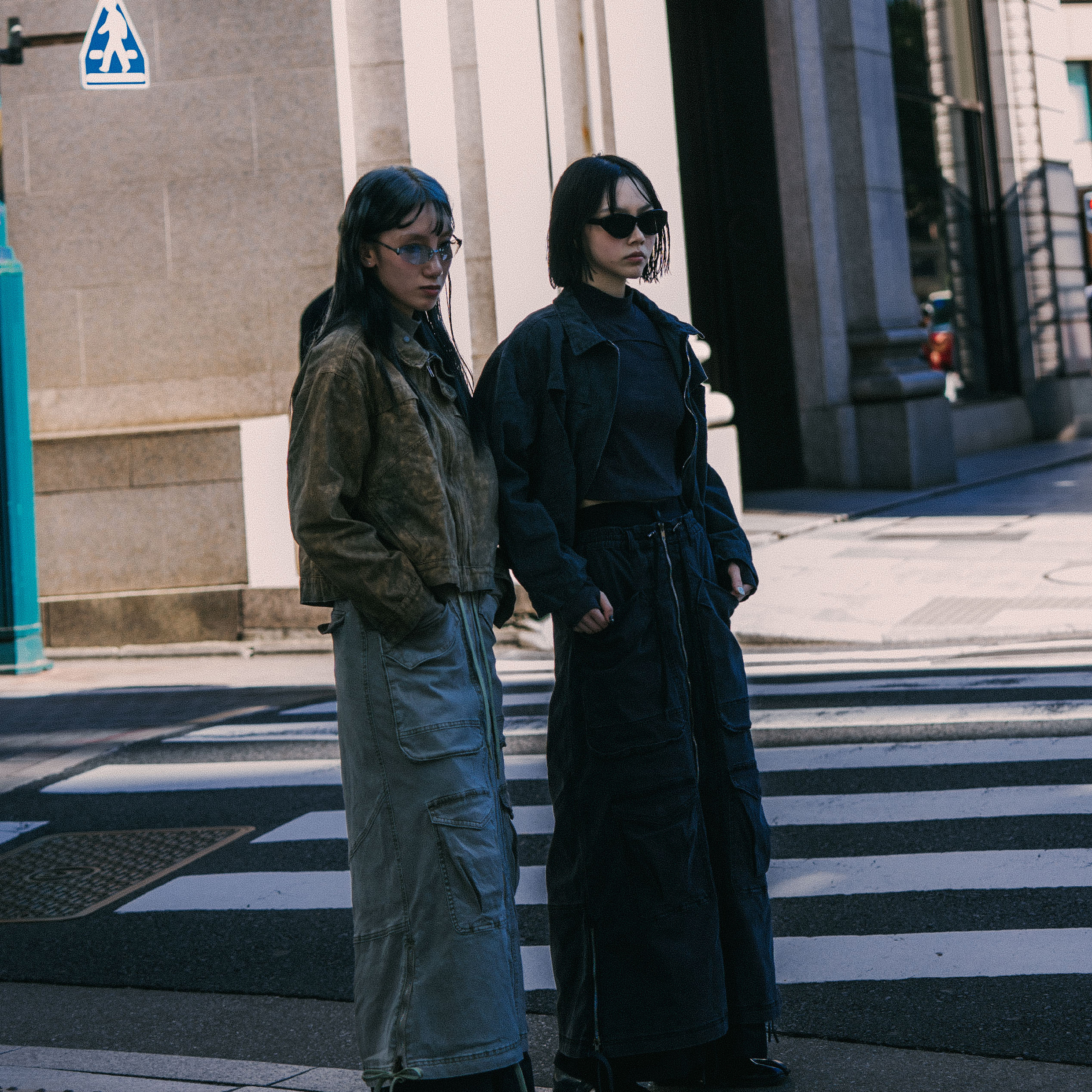 SENSE Washed Crop Jacket [L24-50BL]