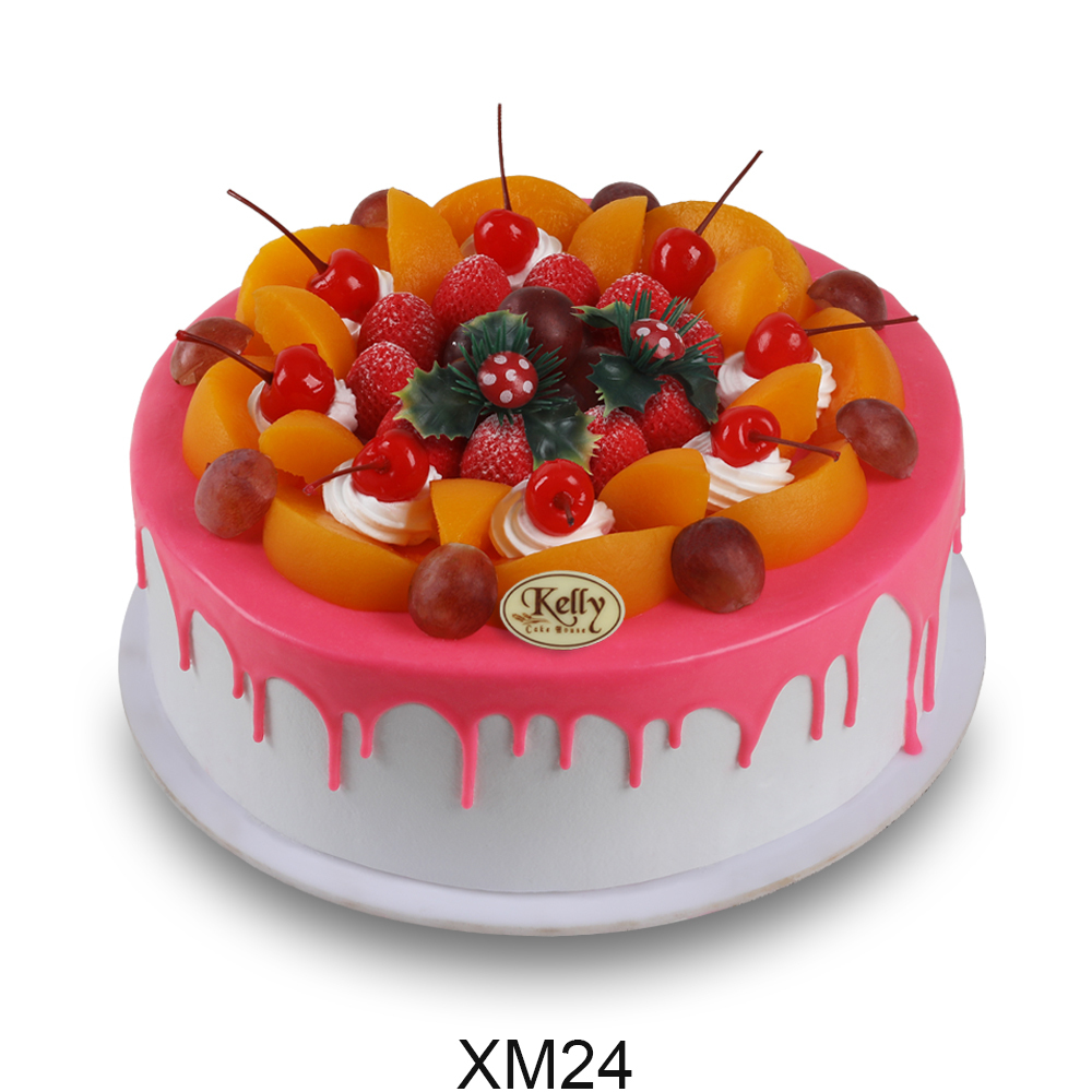 X'mas Fruit Deco Cake