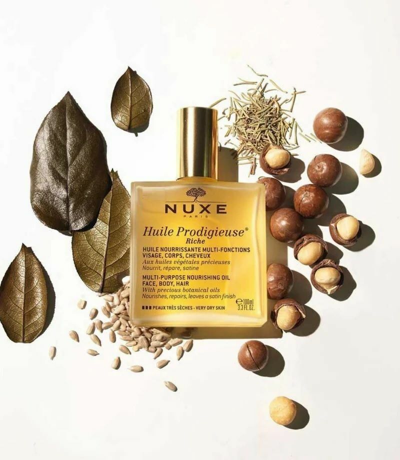 NUXE *無外盒* - Huile Prodigieuse Riche 深層滋養晶亮全效護理油 100ml [臉部;身體及頭髮可用] (平行進口)