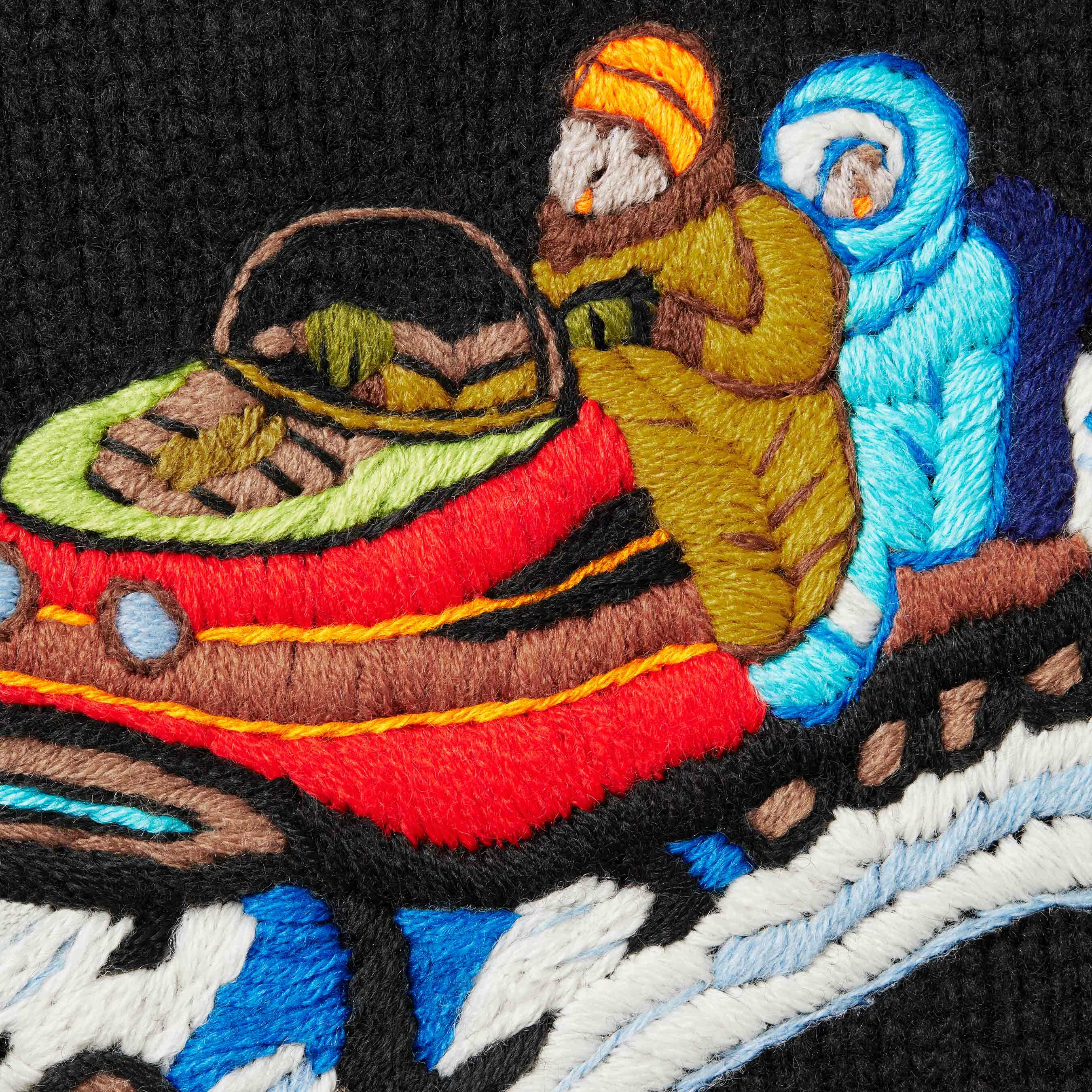 [現貨] Supreme FW24 Snowmobile Sweater Black