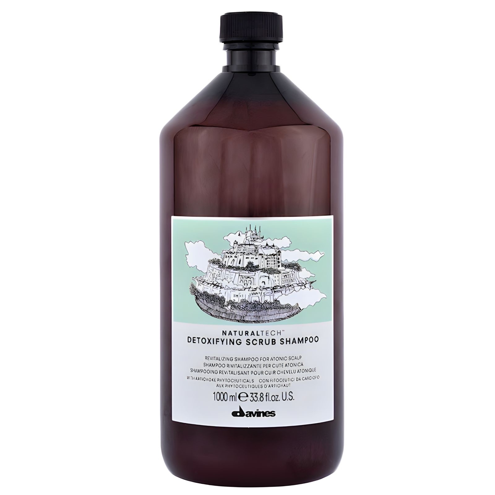 DAVINES - 達芬尼斯 NATURALTECH DETOXIFYING Scrub Shampoo 深層淨化洗髮露 1000ML