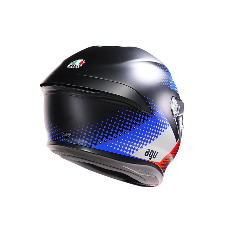AGV K6 S FISION 彩繪 黑藍紅 全罩 K6S