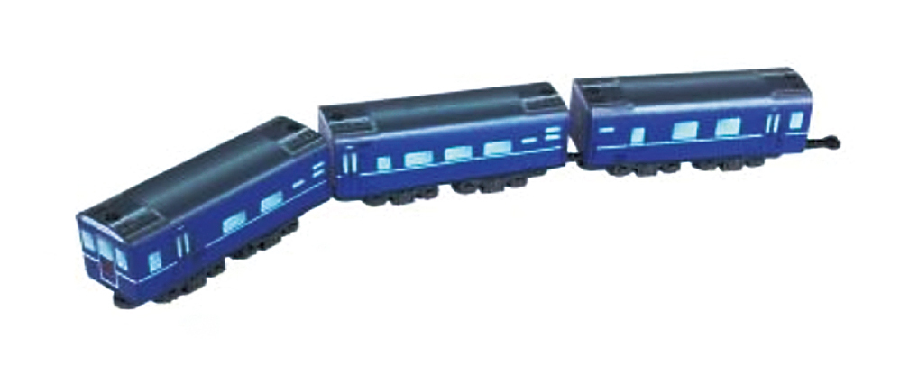 Rokuhan SA007-1 Z規 矮型客車（藍色）標籤型