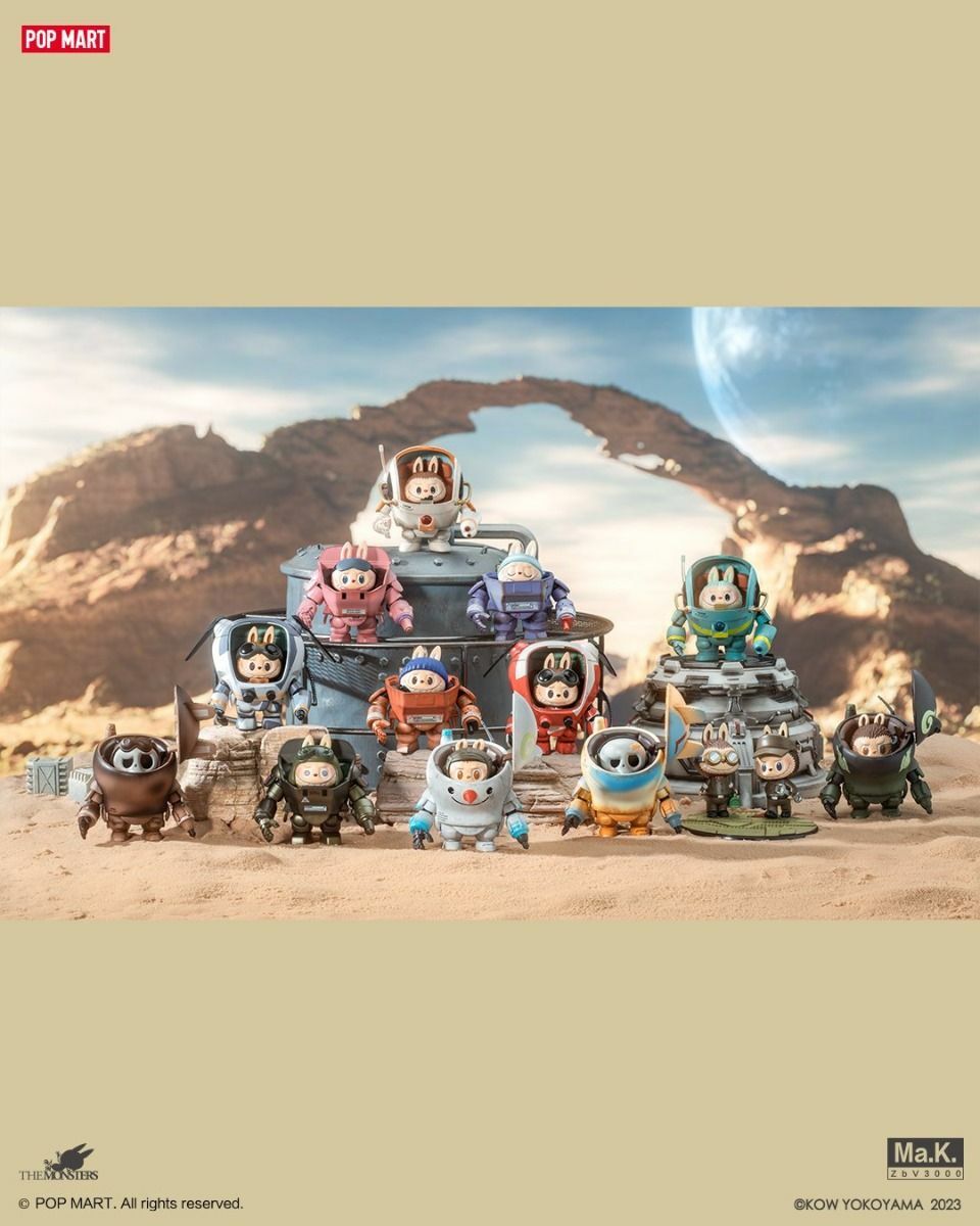 POP MART 泡泡瑪特 The Monsters Labubu × 橫山宏 Ma.k. 系列盲盒 盒玩 (全12+1隱藏款)