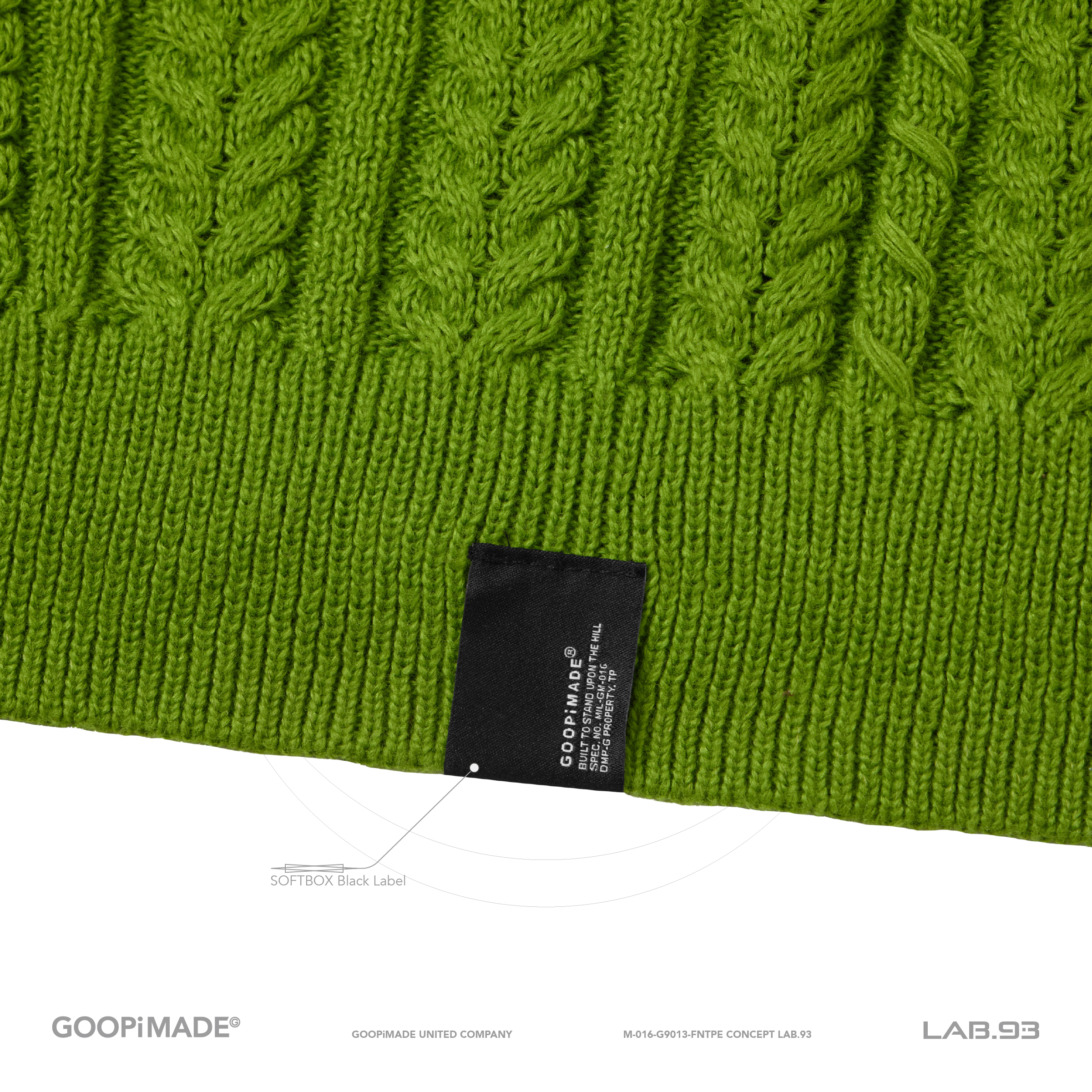 8SE-03K” Montage Splicing Knit Sweater - Neon 8SE-03K” Montage Splicing Knit Sweater - Neon