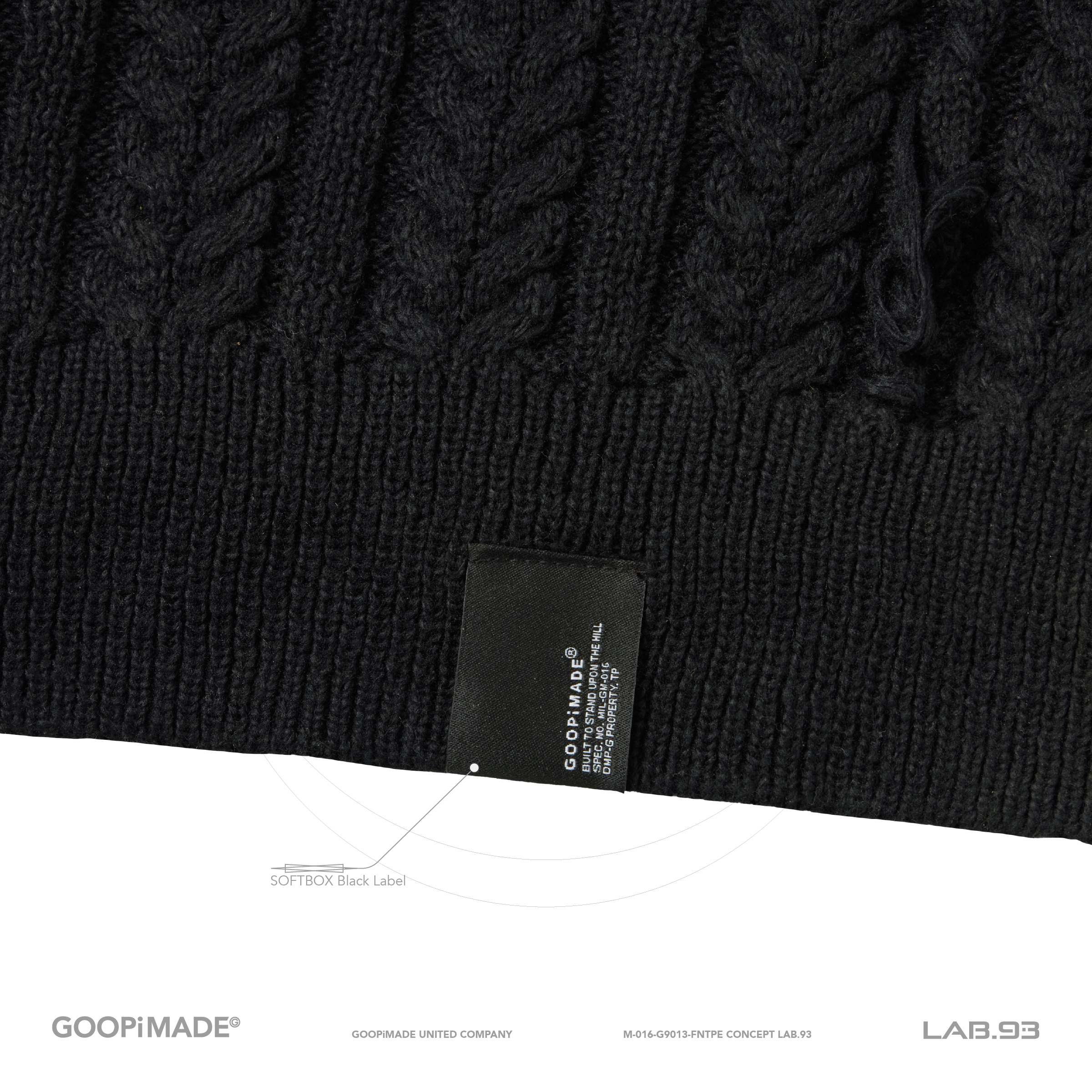 トップス GOOPiMADE Montage Splicing Knit Sweater 8SE-03K” Montage Splicing Knit Sweater - GOOPiMADE | 60