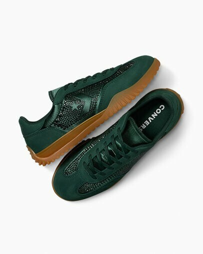 【Focus Store】預購 Swarovski x Converse Run Star Trainer "Deep Emerald" 施華洛世奇 深綠色 A11168C