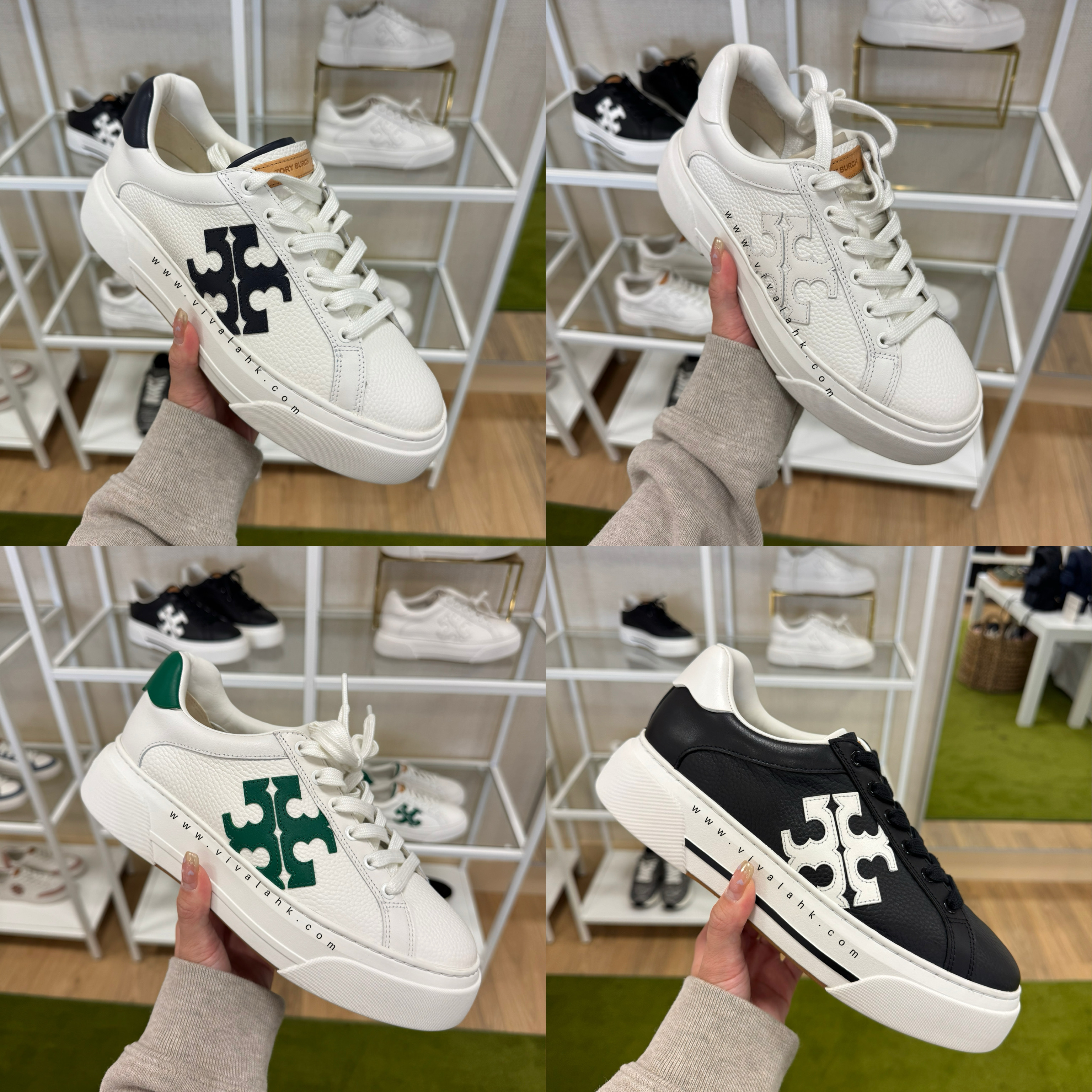 Tory Burch - 拼色厚底女裝波鞋 (156540)