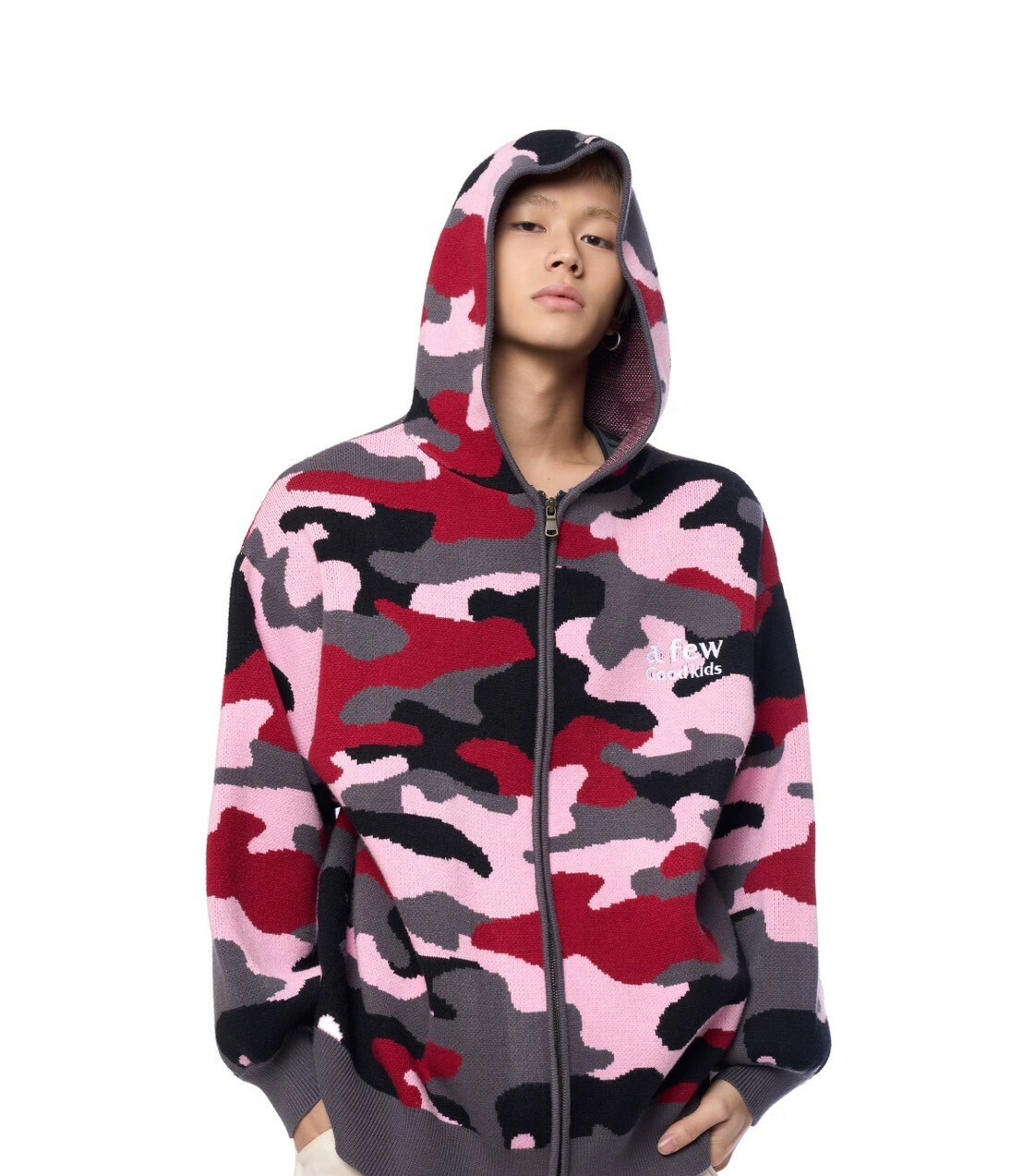 AFGK 粉紅迷彩連帽外套 A FEW GOOD KIDS