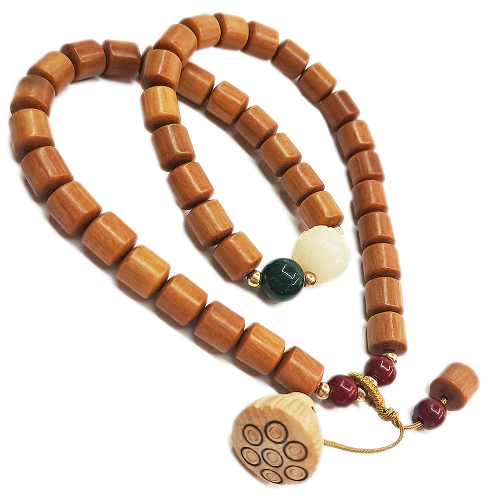 蓮蓬&檀香木雙圈手珠8mm【十方】154151