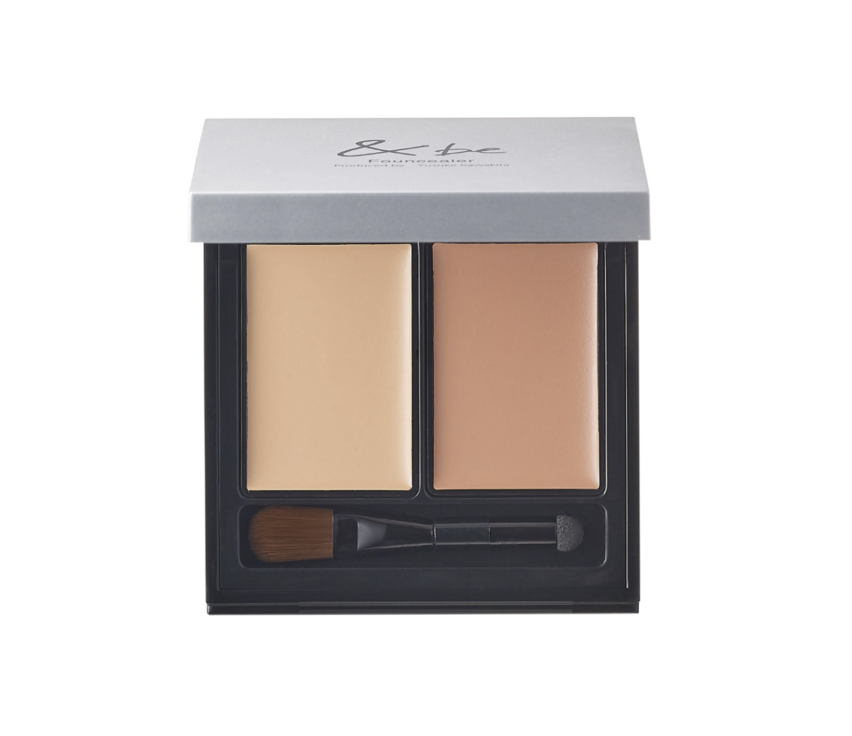 [現貨優惠] &be 河北裕介 雙色遮瑕膏 淺粉&橘