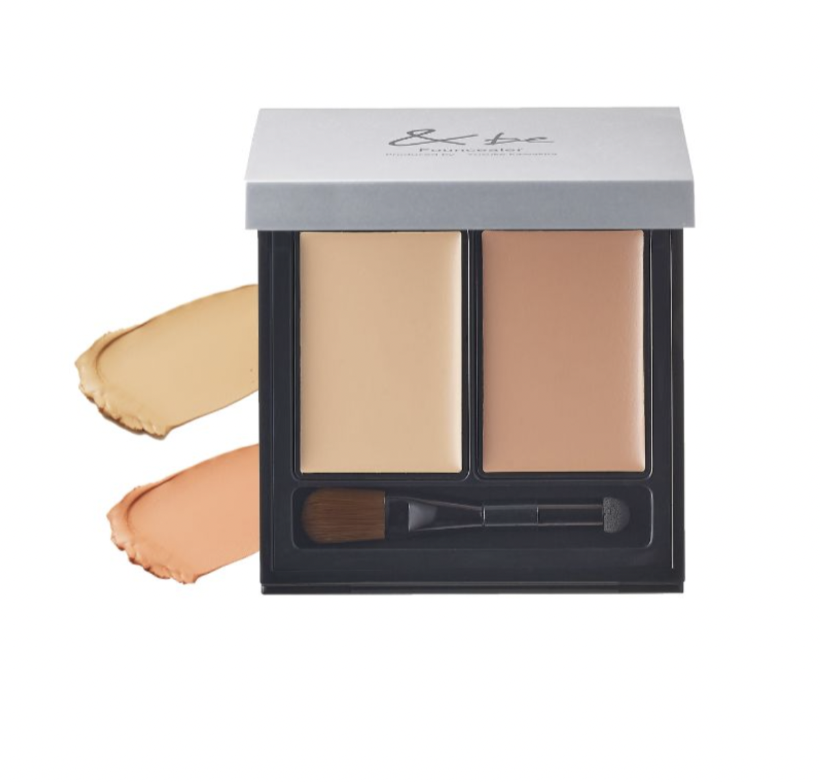 [現貨優惠] &be 河北裕介 雙色遮瑕膏 淺粉&橘