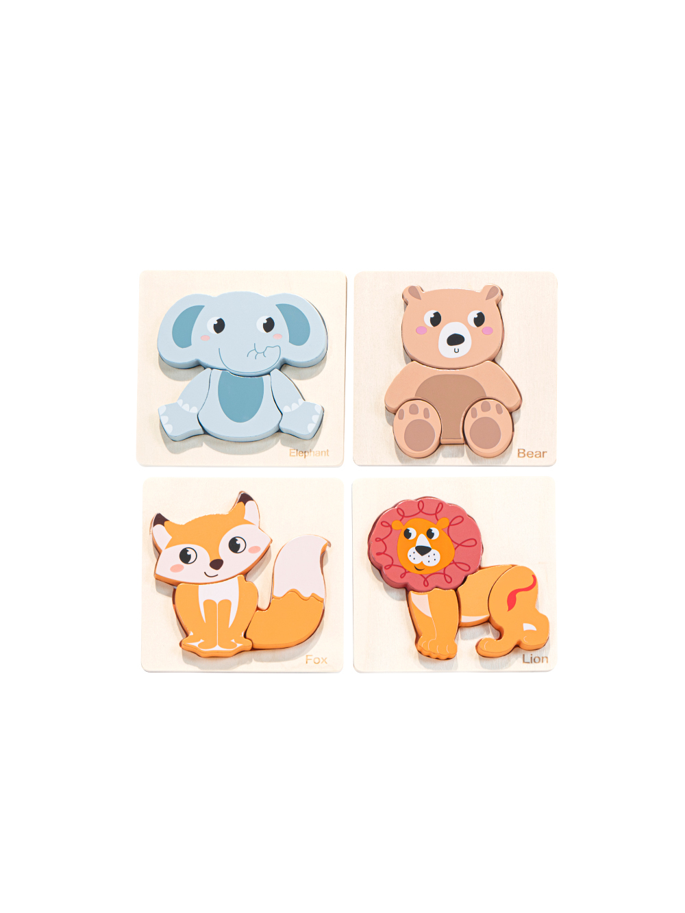 寶貝動手做-質感木製立體拼圖