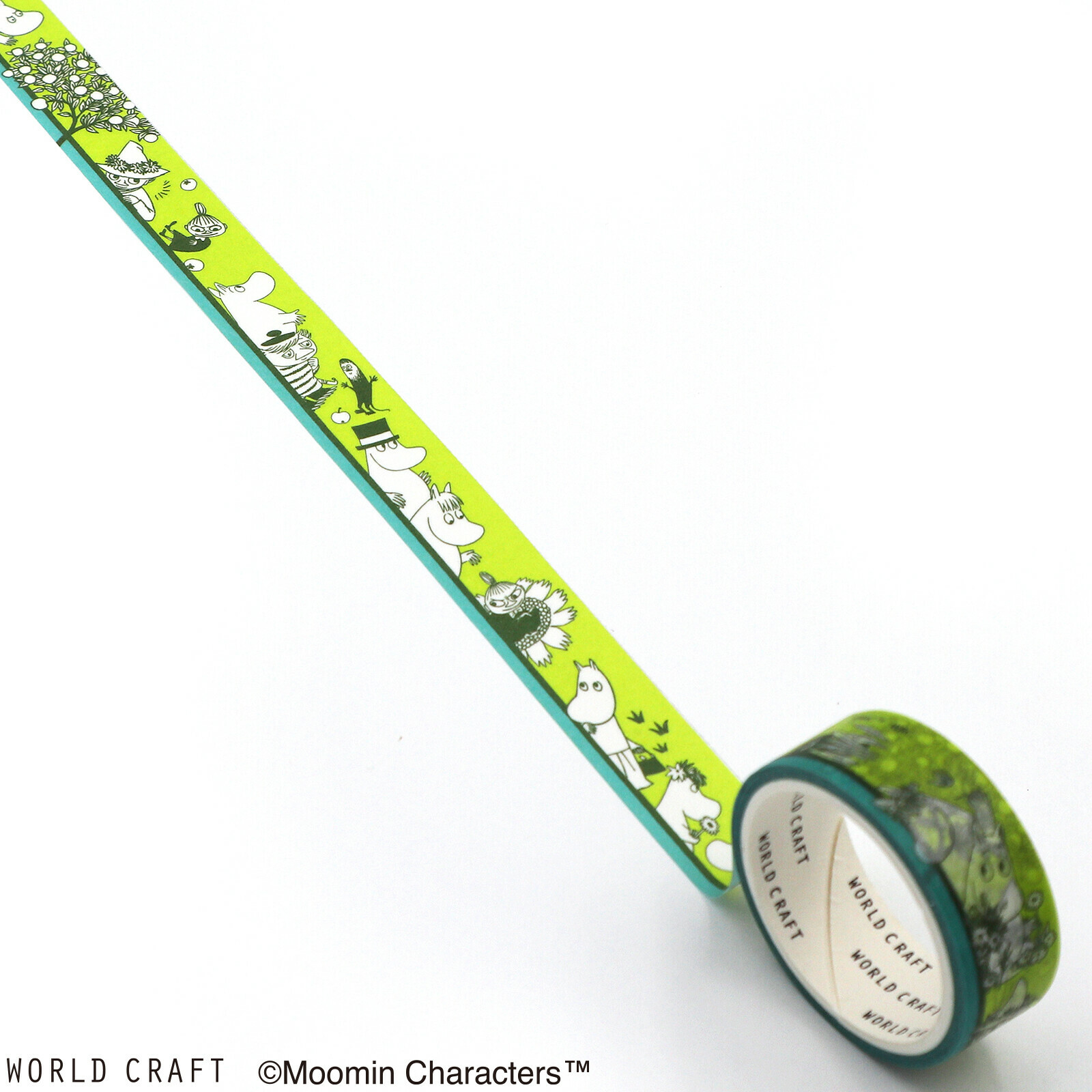 World Craft - Moomin Tape - Green Border