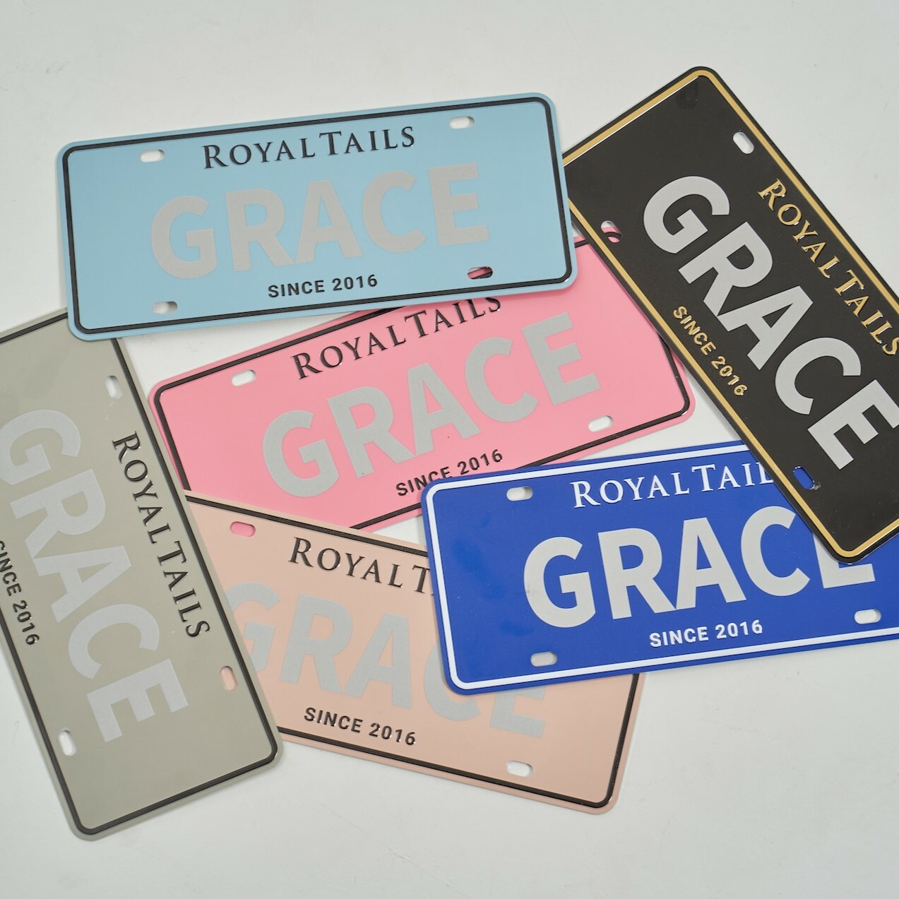 RoyalTails Accessory－客製雷雕車牌