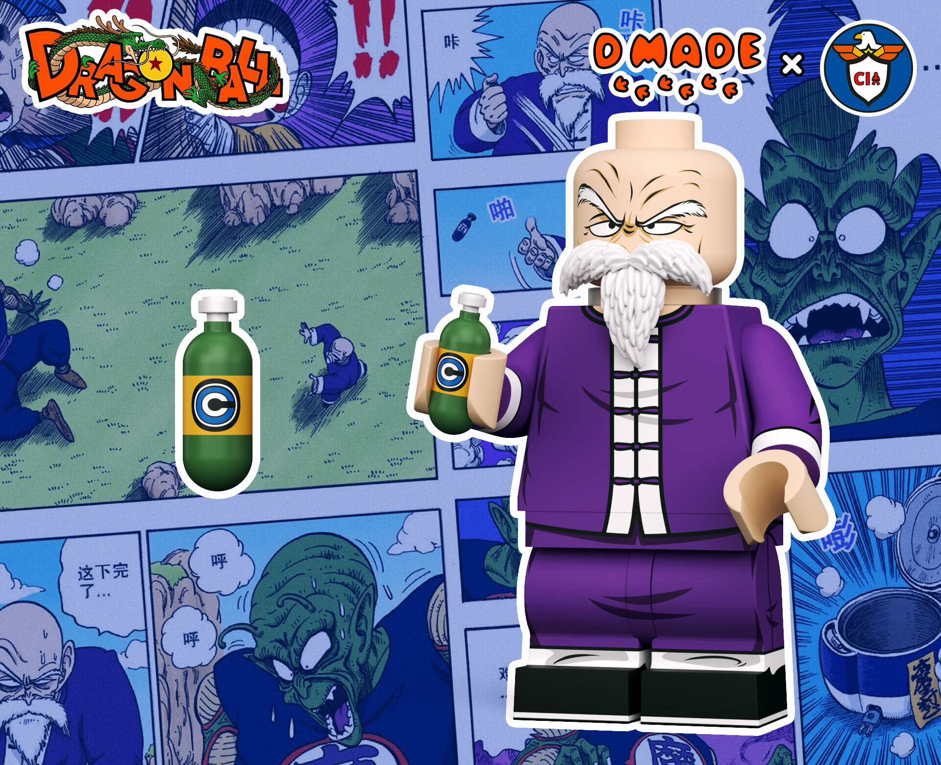 [D Made][Preorder] DRAGON BALL - Master Roshi [UVprinted]