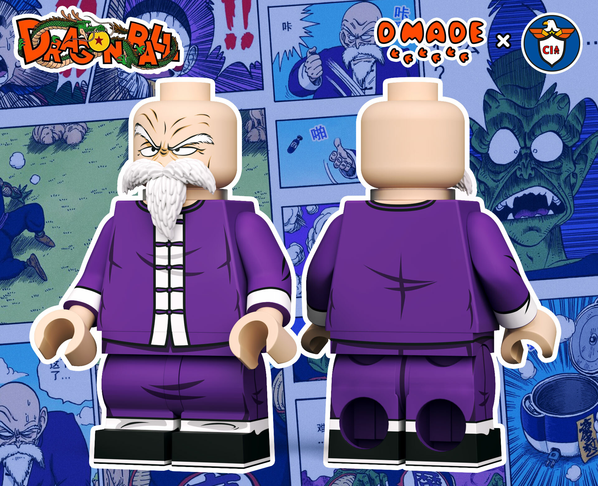 [D Made][Preorder] DRAGON BALL - Master Roshi [UVprinted]