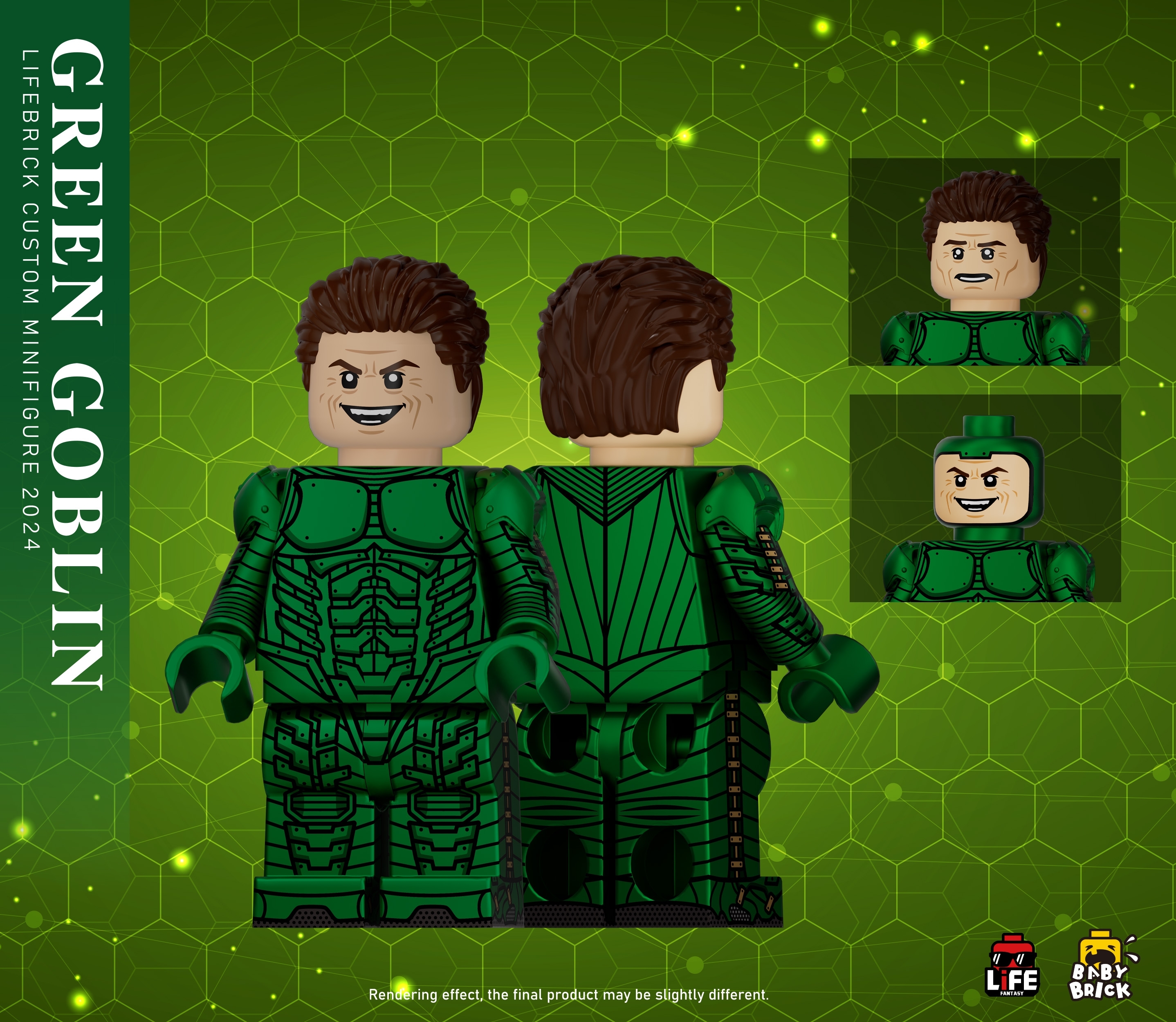 [Life Brick][Preorder] Green Goblin - Willem Ver [PADprinted]